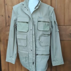 NWOT Mens Weekender Traveler Utility Safari Fishing Vest Size L Packable Outdoor